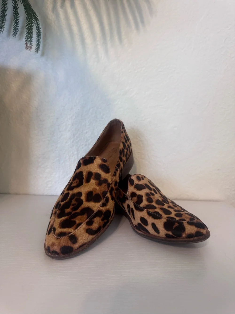 Madewell Leopard Print Slip-On Loafers